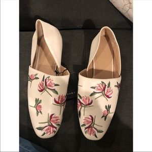 Zara pink flower shoes